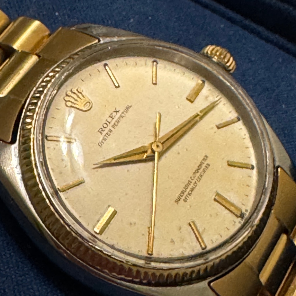 Mens 1958 Rolex Perpetual